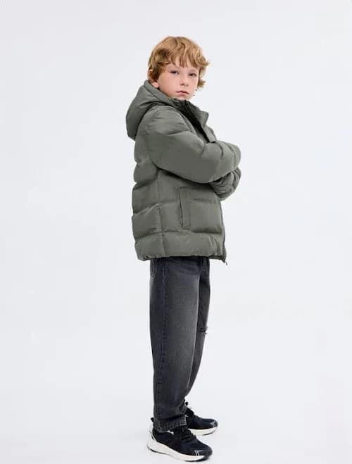 MANGO Kids Hood Puffer Coat