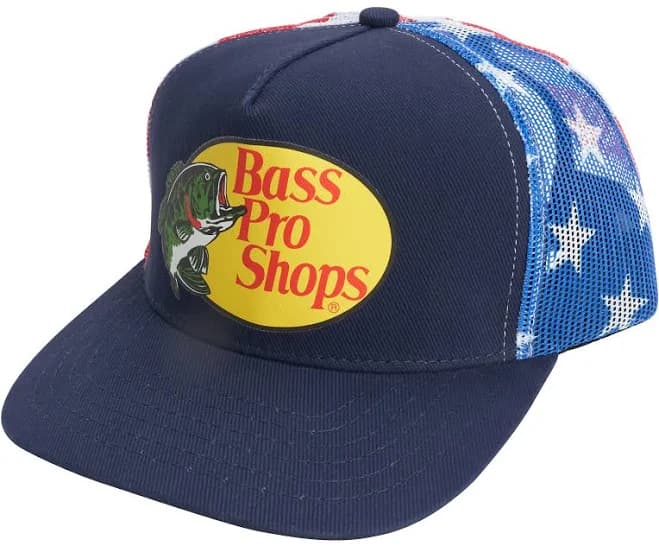 Bass Pro Shops Flag Mesh-Back Cap