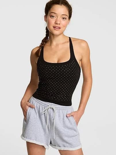 Victoria's Women's Secret Pink All-Day Cotton Square-Neck Bra Tank