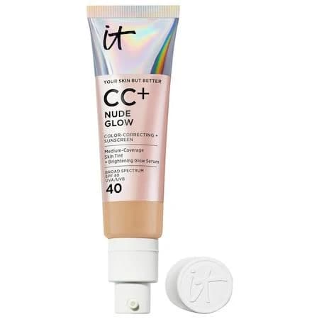 IT Cosmetics CC+ Nude Glow Lightweight Foundation + Glow Serum SPF 40