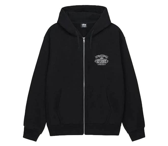 Stussy Worldwide Zip Hoodie