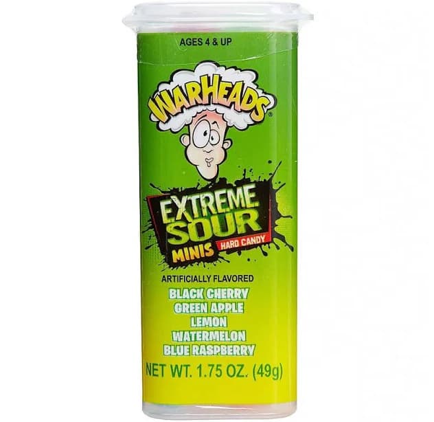 Warheads Mini Xtreme Sour Hard Candy