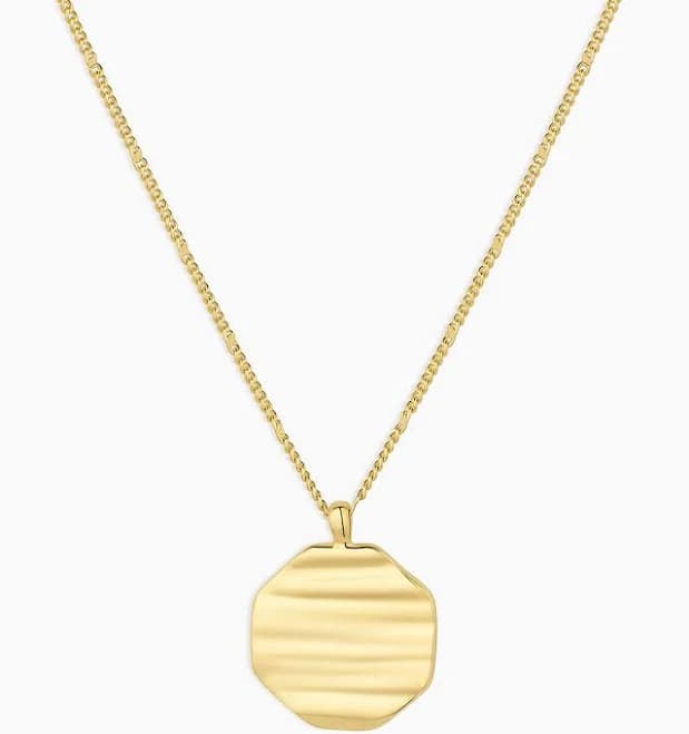 Gorjana Sunset Coin Necklace