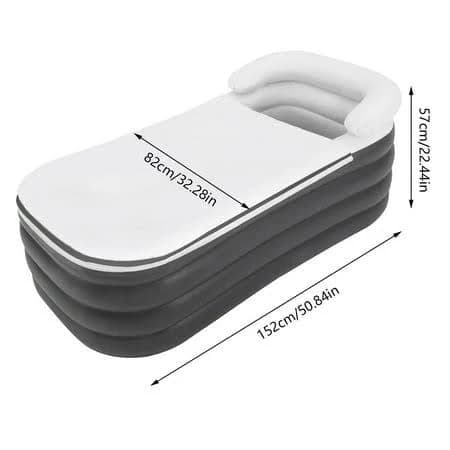 Unisex Foldable Portable Standing Inflatable Bathtub