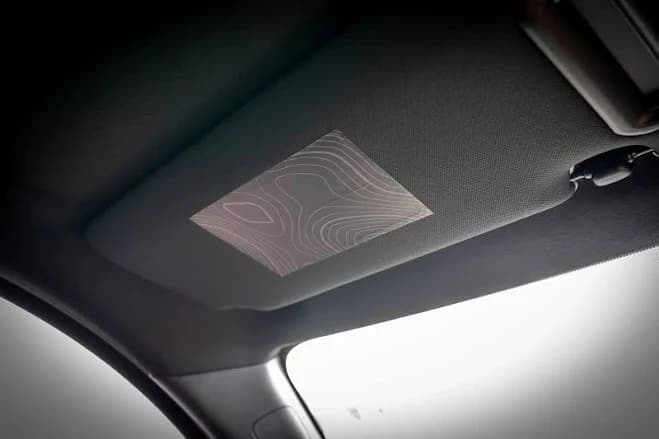 Sun Visor Airbag Label Overlays - 2025+ 4Runner Carbonized Gray Topo