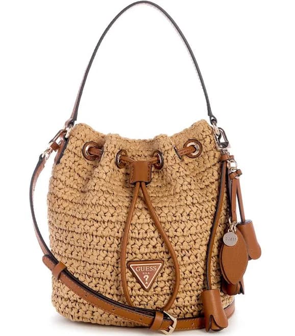 GUESS Women's Ofelia Mini Top Handle Bucket Bag