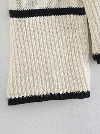 Amazon.com: Turtleneck Sweater Stripes Oversized Pullover Fall Winter Women Tops Jersey Long Sleeves Top Pulls Sweaters Women's Jumpers : Clothing, Shoes & Jewelry