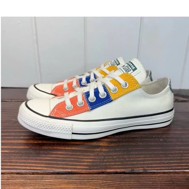 Converse Chuck Taylor All Star Patchwork Low Top Canvas Shoes