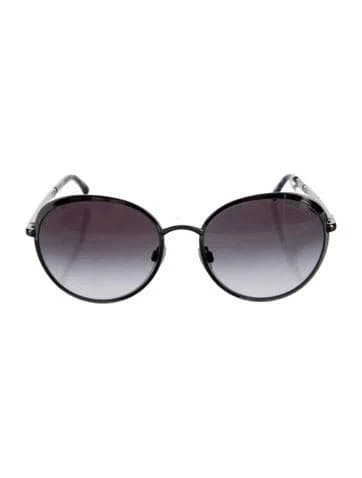 CHANEL Interlocking CC Logo Oversize Sunglasses