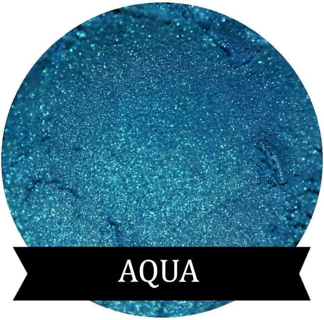 AQUA Blue Teal Shimmer Eyeshadow