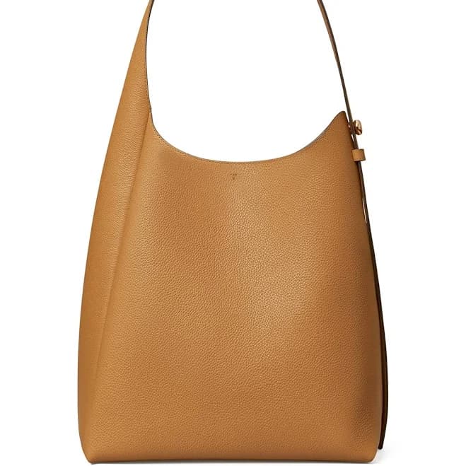 Tory Burch Women's Romy Pebbled Leather Hobo Bag