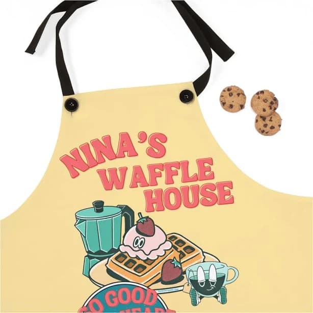 Nina's Waffle House Apron