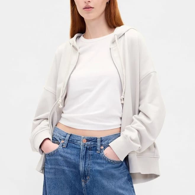 Gap Women's Oversized French Terry Hoodie