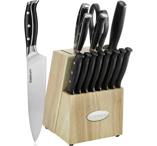 Cuisinart Nitrogen 15 Piece Cutlery Knife Block Set