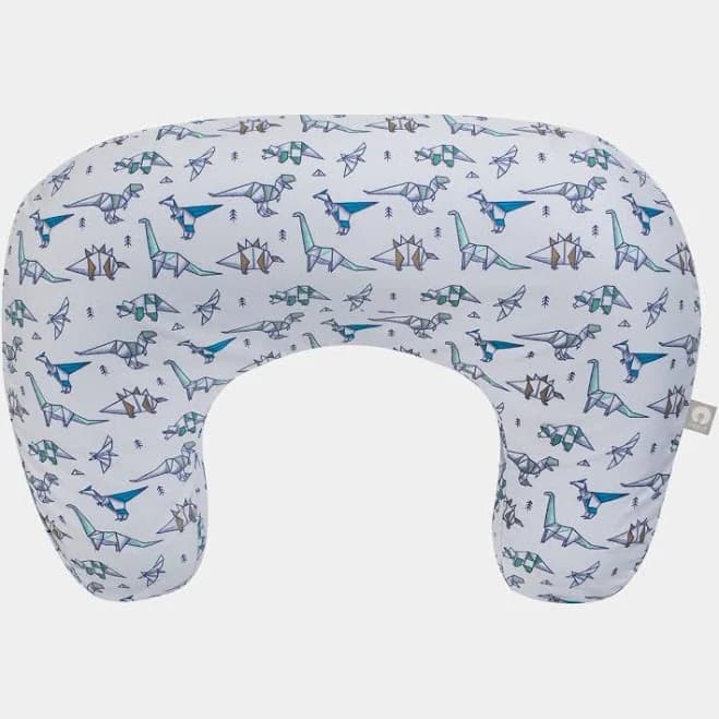 Boppy Nursing Pillow Gray Geo Dinos