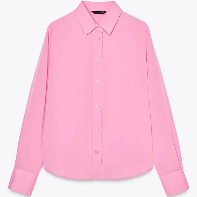 Zara Women's Flowy Basic Shirt
