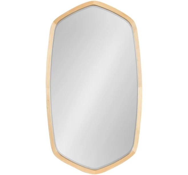 Birch Lane Glover Wood Hexagon Mirror