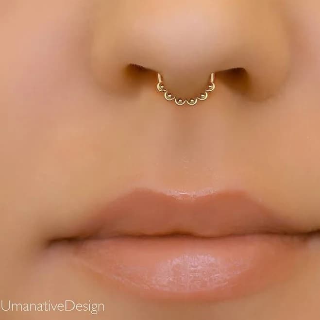 Dainty Snug Fit Indian Septum Ring