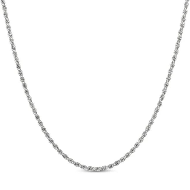 2.5mm Rope Chain Necklace Solid
