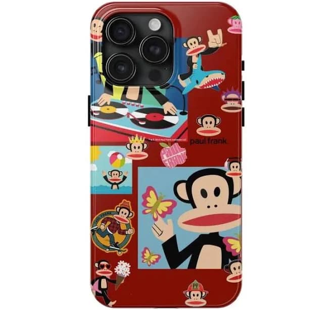 6 Styles Paul Frank Julius Monkey Tough Case For iPhone 17/16/15/14/13/12/11/X/8/7 Plus Pro Max Mini