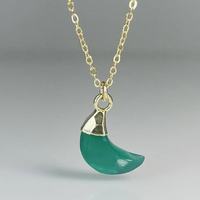 Onyx Moon Necklace