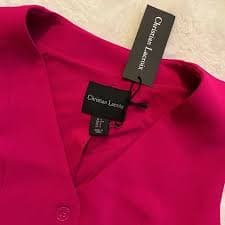 Christian Lacroix | Jackets & Coats | Christian Lacroix Hot Pink Vest Size Small | Poshmark