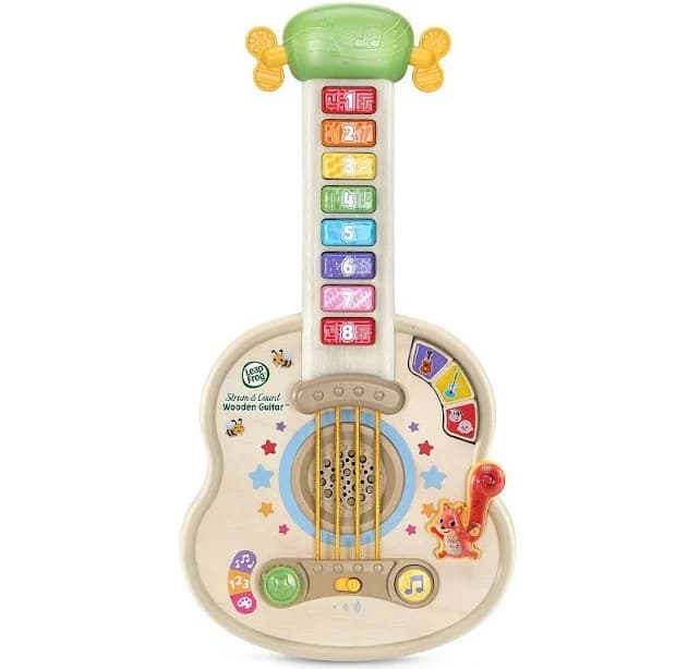 LeapFrog Strum & Count Wooden Guitar