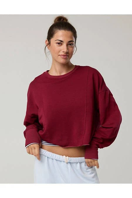 OFFLINE By Aerie OTT Seamed Crewneck Sweatshirt Women's