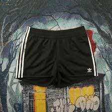 Adidas 3 Stripe Shorts Size L-XL Running Shorts Fashion Streetwear Cute Pockets | eBay