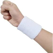 2-Pack 4-Inch Soft Cotton Wrist Sport Bands for Basketball, Football, Gymnastics - Walmart Business Supplies
