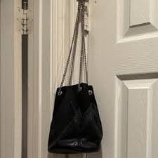 Express | Bags | Black And Gold Handbag | Poshmark