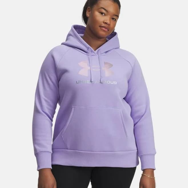 Under Armour Women's Rival Fleece Shimmer Hoodie
