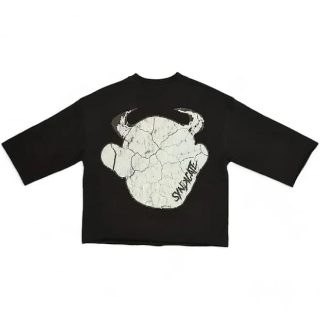 Syndicate Devil Cropped Crewneck T-Shirt