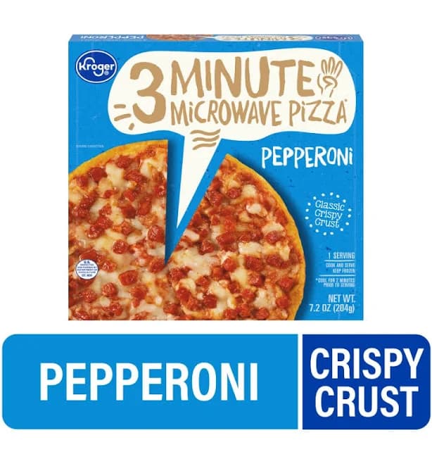 Kroger Pepperoni 3 Minute Microwave Pizza 7.2 oz