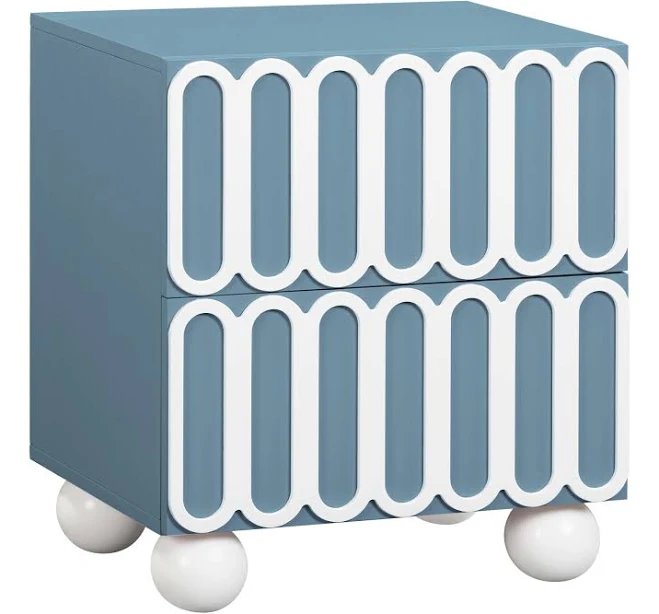 TOV Furniture Tori Motif Nightstand