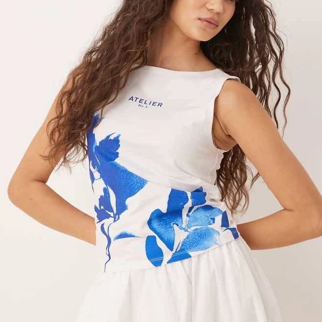 ASOS Boat Neck Tank Top