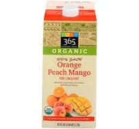 365 EVERYDAY VALUE Organic Orange Peach Mango Juice, 59 FL OZ