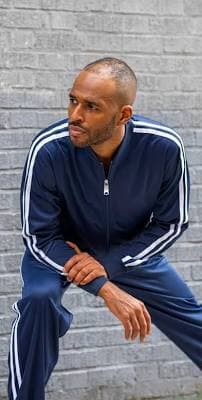 Montique Men's JS26 Stripe Track Suit