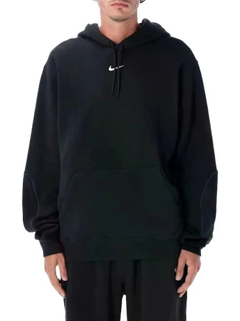 Nike Swoosh-logo Men Hoodie - Black