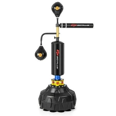 Canddidliike Boxing Speed Trainer Freestanding Fillable 360 Spinning Bar Adjustable Height