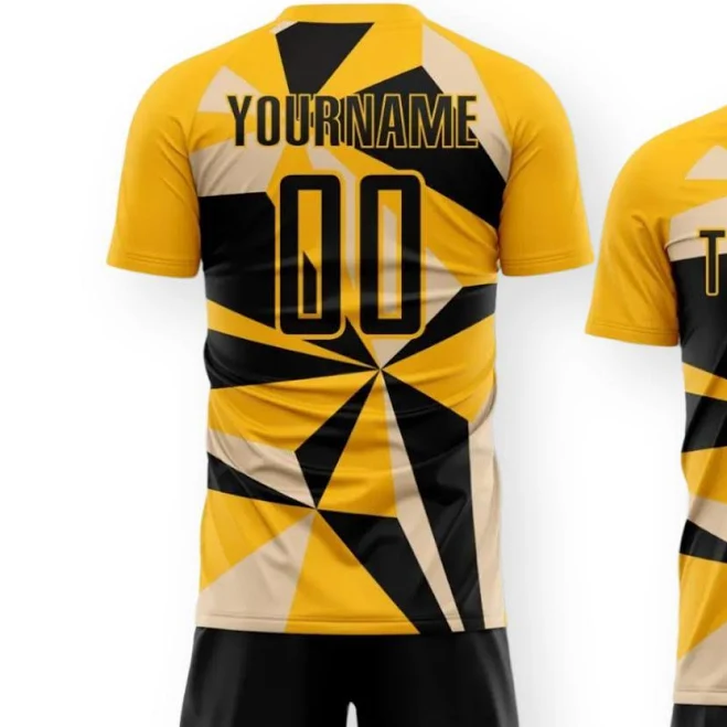 Personalized Geometric Soccer Jersey Set