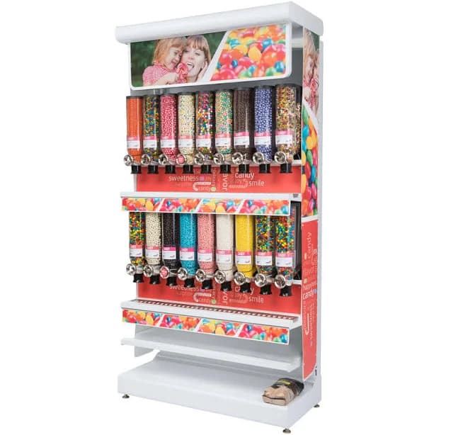 Rosseto GK1121 Bulkshop Free Standing Candy Merchandising Gondola