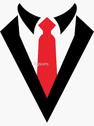 tuxedo shirt fastener " Sticker for Sale by Ouag-design23 | Redbubble