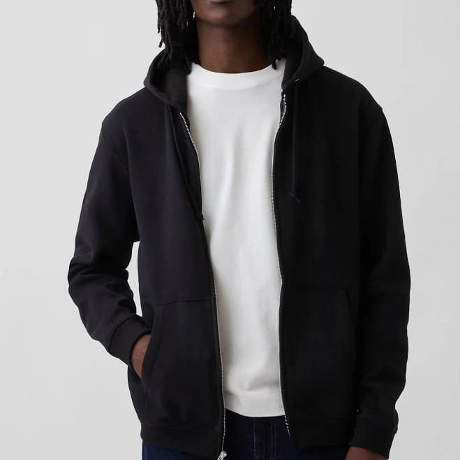 Gap Men's Vintagesoft Relaxed Zip Hoodie