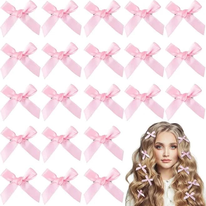 Y2K Satin Bow Hair Clip