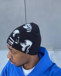 Streetwear knitted hat thin universal hat y2k avantgarde