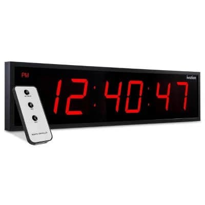 Ivation Large Digital Wall Clock