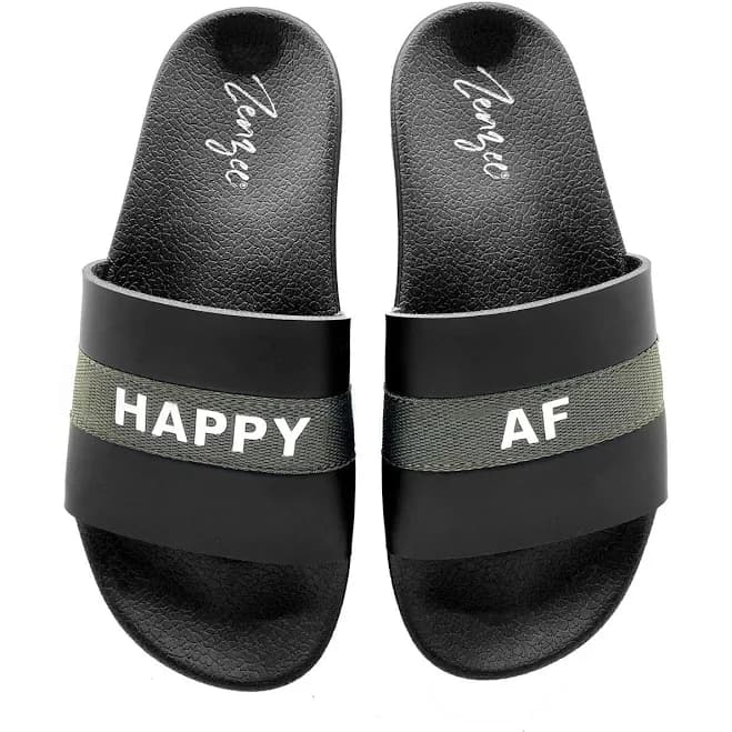 Zenzee Women's Happy AF Slide Sandals