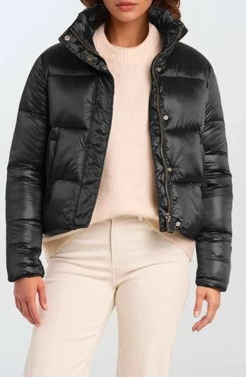 Noize Women's Cropped Coco-El Water Resistant Puffer Jacket
