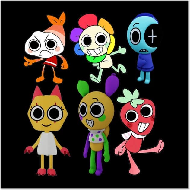 Dandy's World Characters _ Funny Dandys World Poster